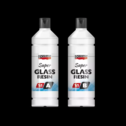 PENTART - SUPER GLASS RESIN SET 2 x 250 ml.