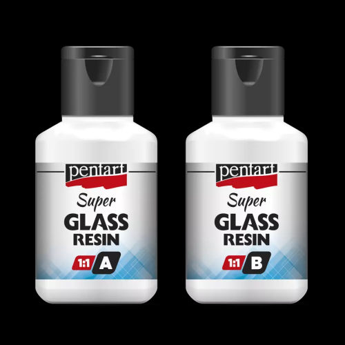 PENTART - SUPER GLASS RESIN SET 2 x 40 ml.