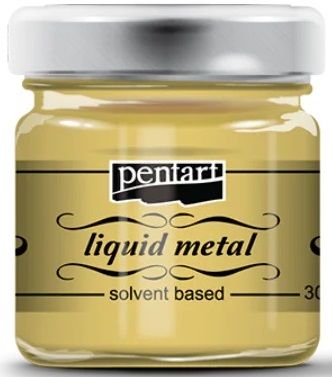 PENTART - LIQUID METALS, 30 ml. - Gold