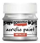 PENTART - acrylic paint - Pearl Silver