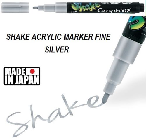 SHAKE ACRYLIC MARKER F -  Акрилен PERMANENT маркер SILVER / СРЕБРО