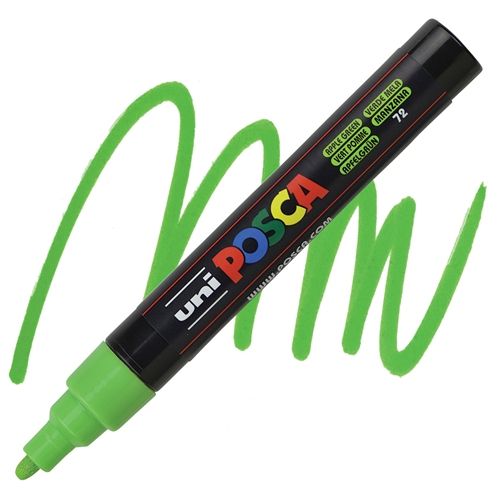 ACRYLIC MARKER POSCA PC-5M MEDIUM APPLE GREEN