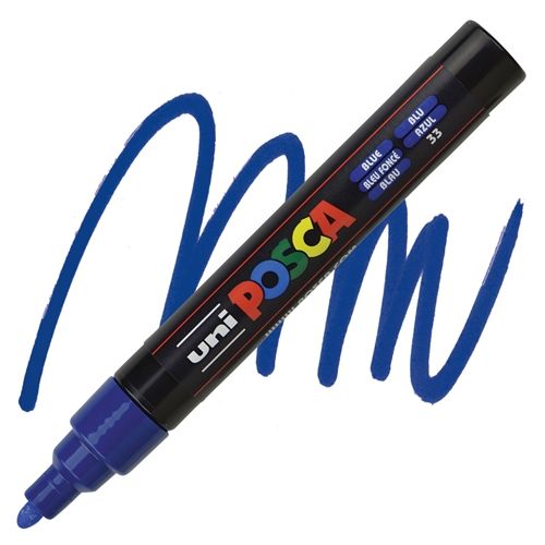 ACRYLIC MARKER POSCA PC-5M MEDIUM BLUE