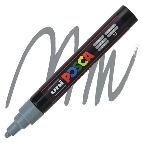 ACRYLIC MARKER POSCA PC-5M MEDIUM GREY