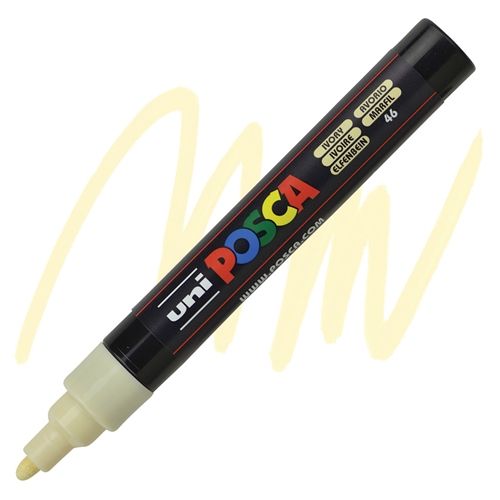 ACRYLIC MARKER POSCA PC-5M MEDIUM IVORY