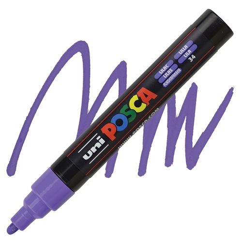 ACRYLIC MARKER POSCA PC-5M MEDIUM LILAC