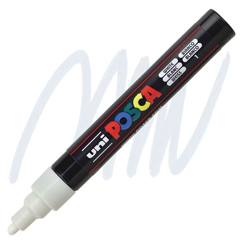 ACRYLIC MARKER POSCA PC-5M MEDIUM WHITE