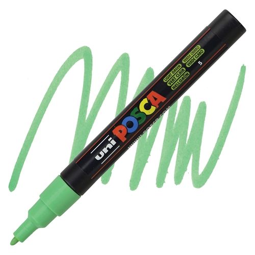 ACRYLIC MARKER POSCA PC-5M MEDIUM LIGHT GREEN