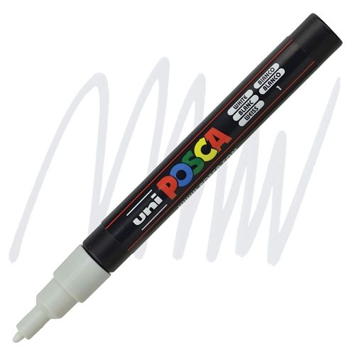 ACRYLIC MARKER POSCA PC-3M FINE WHITE