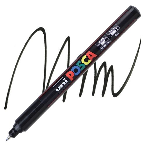 ACRYLIC MARKER POSCA PC-1MR ULTRA FINE BLACK