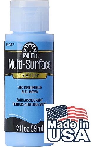 Multi-Surface Satin Acrylic Paints - Medium Blue