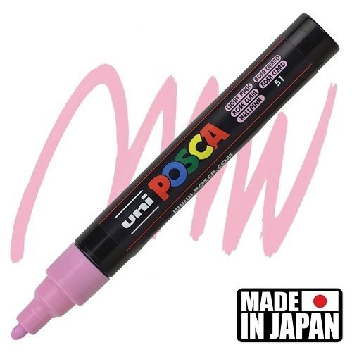 ACRYLIC MARKER POSCA PC-5M MEDIUM LT PINK