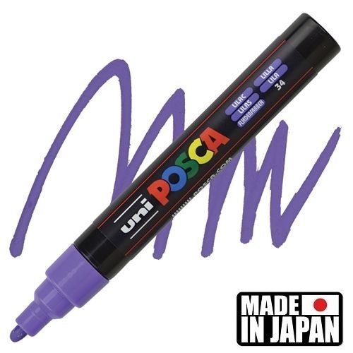 ACRYLIC MARKER POSCA PC-5M MEDIUM LILAC