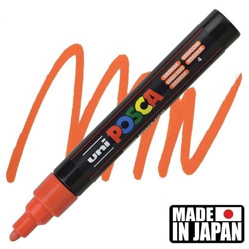 ACRYLIC MARKER POSCA PC-5M MEDIUM ORANGE 