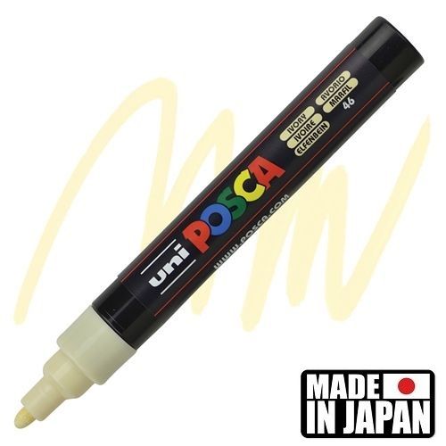 ACRYLIC MARKER POSCA PC-5M MEDIUM IVORY