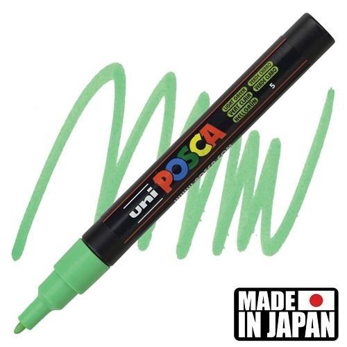 ACRYLIC MARKER POSCA PC-5M MEDIUM LIGHT GREEN