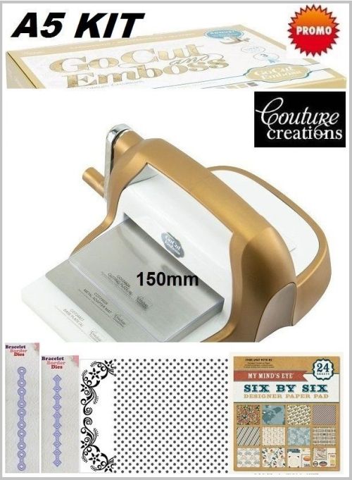 # GoCUT & EMBOSS MACHINE A5 KIT - Машина за изрязване и релеф КОМПЛЕКТ