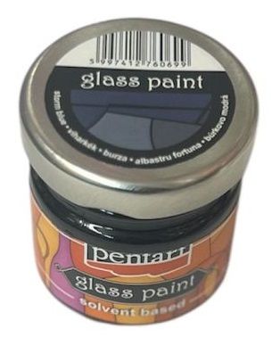 PENTART - GLASS PAINTS solvent 30 ml - Storm blue