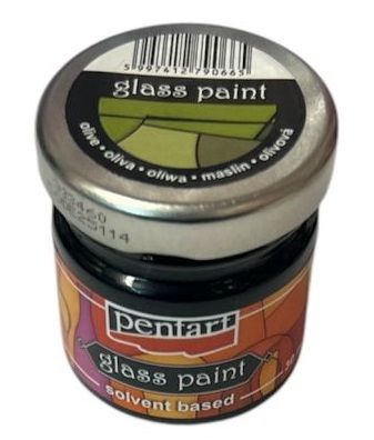 PENTART - GLASS PAINTS solvent 30 ml - Olive