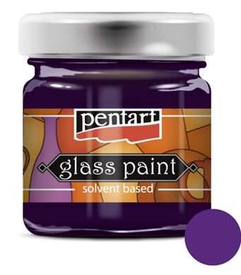 PENTART  GLASS PAINTS solvent 30 ml - Violet