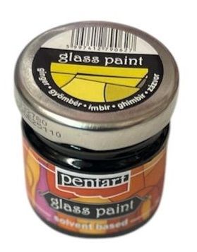 PENTART  GLASS PAINTS solvent 30 ml - GINGER