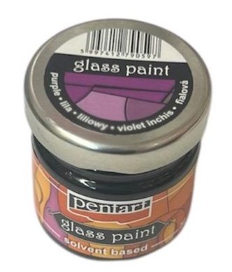 PENTART  GLASS PAINTS solvent 30 ml - Purple