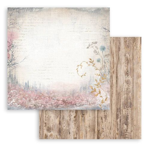 STAMPERIA, Create Happiness Dewdrops wood 12x12 Inch Paper Sheets