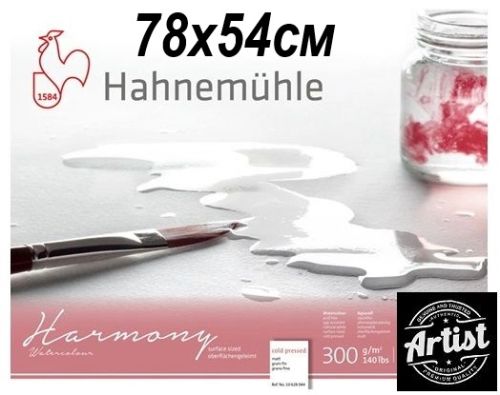 HAHNEMUHLE АКВАРЕЛНА ХАРТИЯ HARMONY 300g CP  78x54