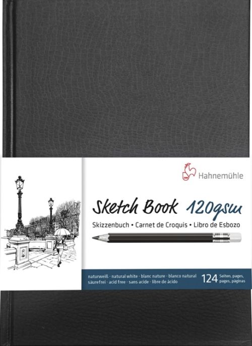 HAHNEMUHLE SKETCHBOOK "LEATHER"  a5 124pages