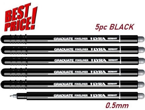 LYRA GRADUATE FINE LINER  05 BLACK