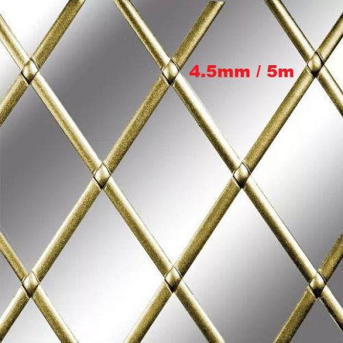 Lead halfround 4.5 mm/ 10 m. - GOLD-BRASS