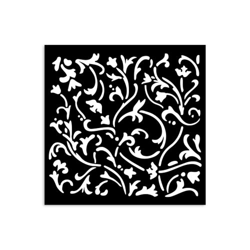 Stamperia, Thick Stencil 12x12cm - Masquerade ornaments