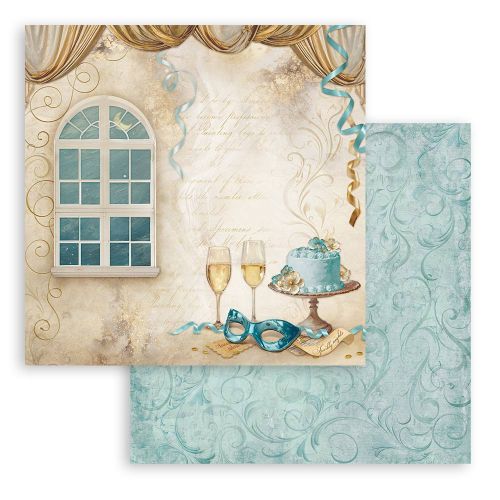 STAMPERIA, Masquerade window 12x12 Inch Paper Sheets