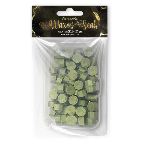 Stampera,  Wax Refill gr 20 - Sage green