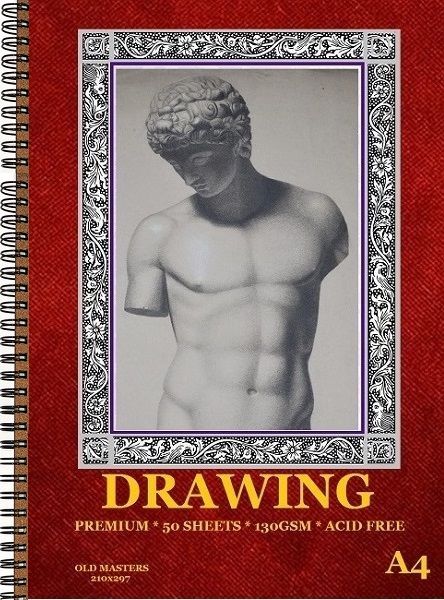 DRAWING SKETCHBOOK A4 - Скечбук 50 листа / 130г ФИНА АРТ ХАРТИЯ