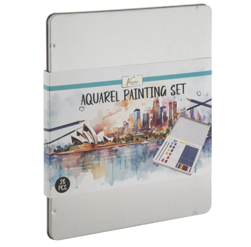 NASSAU FINE ART AQUARELL SET 28pcs