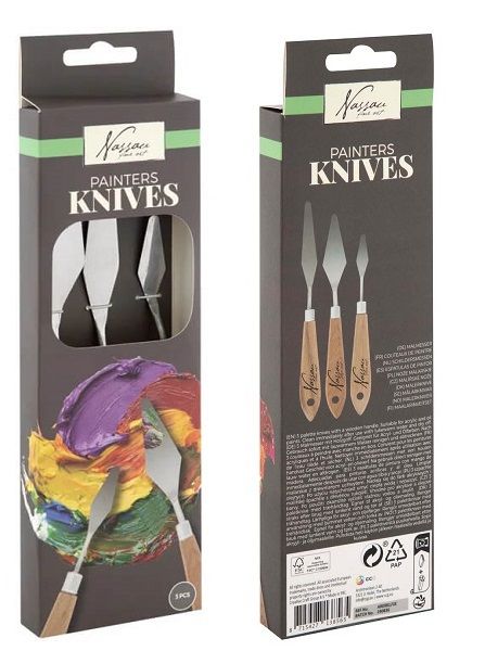 NASSAU Painting knife set of 3