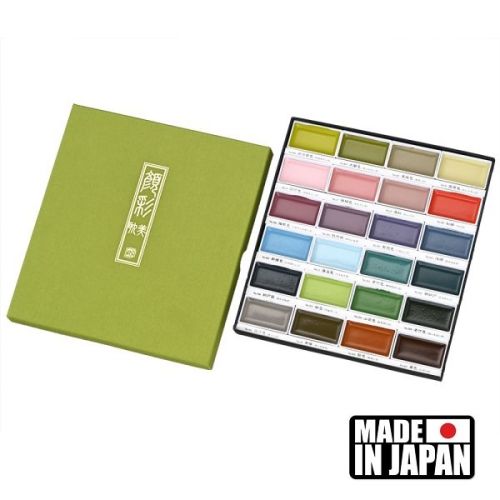 GANSAI TAMBI 24 Watercolours SET 2, JAPAN