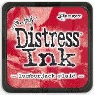 NEW MINI Distress ink pad by Tim Holtz - Lumberjack Plaid