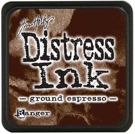 MINI Distress ink pad by Tim Holtz - Тампон, "Дистрес" техника - Ground espresso 