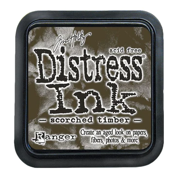 Distress ink pad by Tim Holtz - Тампон, "Дистрес" техника - Scorched Timber