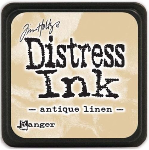 MINI Distress ink pad by Tim Holtz - Тампон, "Дистрес" техника - Antique linen 
