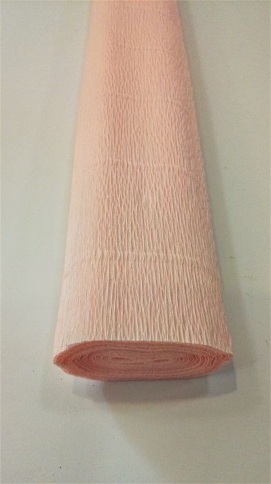 Cartotecnica rossi , Italy  - Разтегателна креп хартия 140г 50х250 см. - Бледо розово
