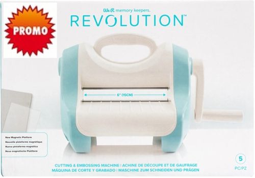 REVOLUTION CUT & EMBOSS MACHINE A5 - Машина за изрязване и релеф 