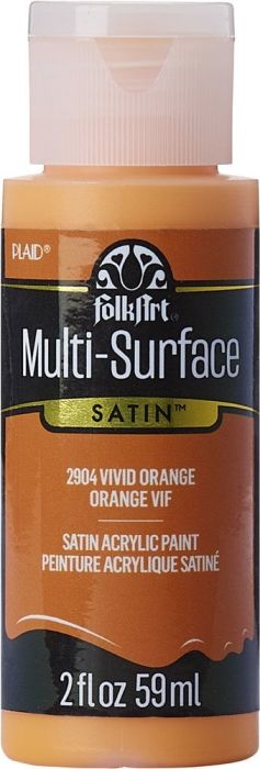 Multi-Surface Satin • Vivid Orange - Декорфин акрил за всякаква повърхност, 59мл.
