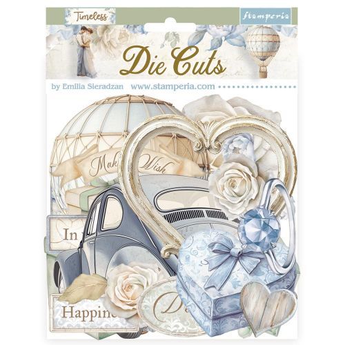 3D Die cuts assorted - Timeless - 3D комплект хартиени елементи - 15 х 15 см.