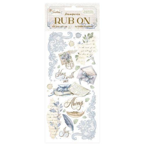 Stamperia, Rub-on - Timeless letters -  Трансферни стикери 10,16 х 21,6 см.