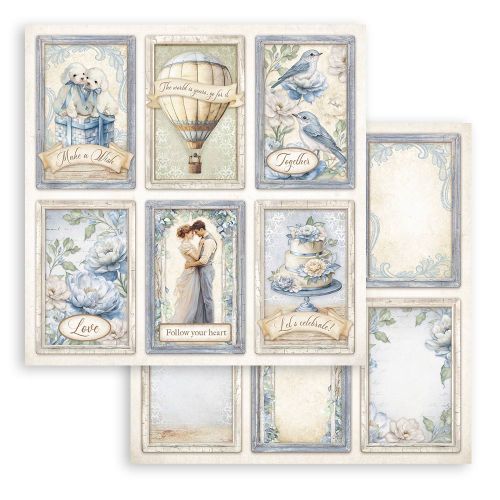 STAMPERIA, Timeless 6 cards - Дизайнерски скрапбукинг картон 30,5 х 30,5 см.