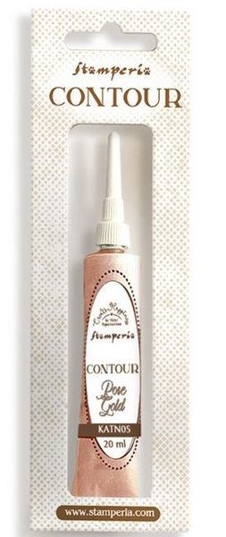 Универсален Контур STAMPERIA "Хамелеон" - Contour liner ml 20 - Rose Gold