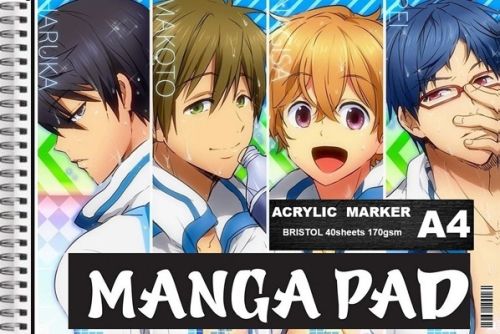 Блок за АКРИЛНИ МАРКЕРИ за MANGA и ДИЗАЙН рисуване А4